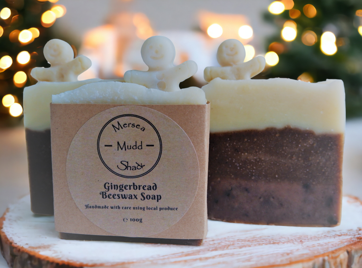 Gingerbread Festive Beeswax Soap Bar