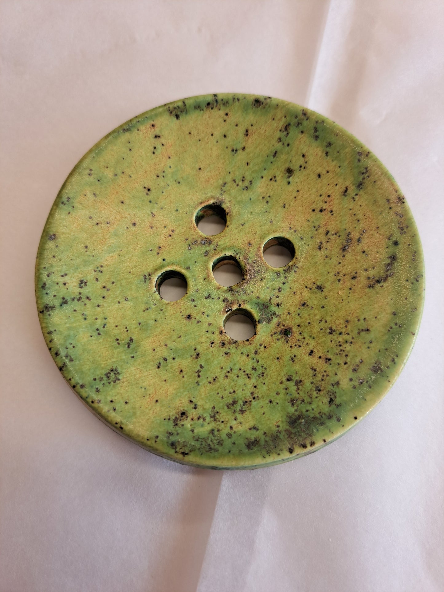 Circular Ceramic Soap Dish