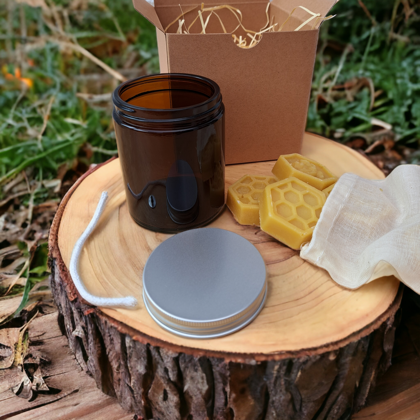 DIY Beeswax Candle Kit