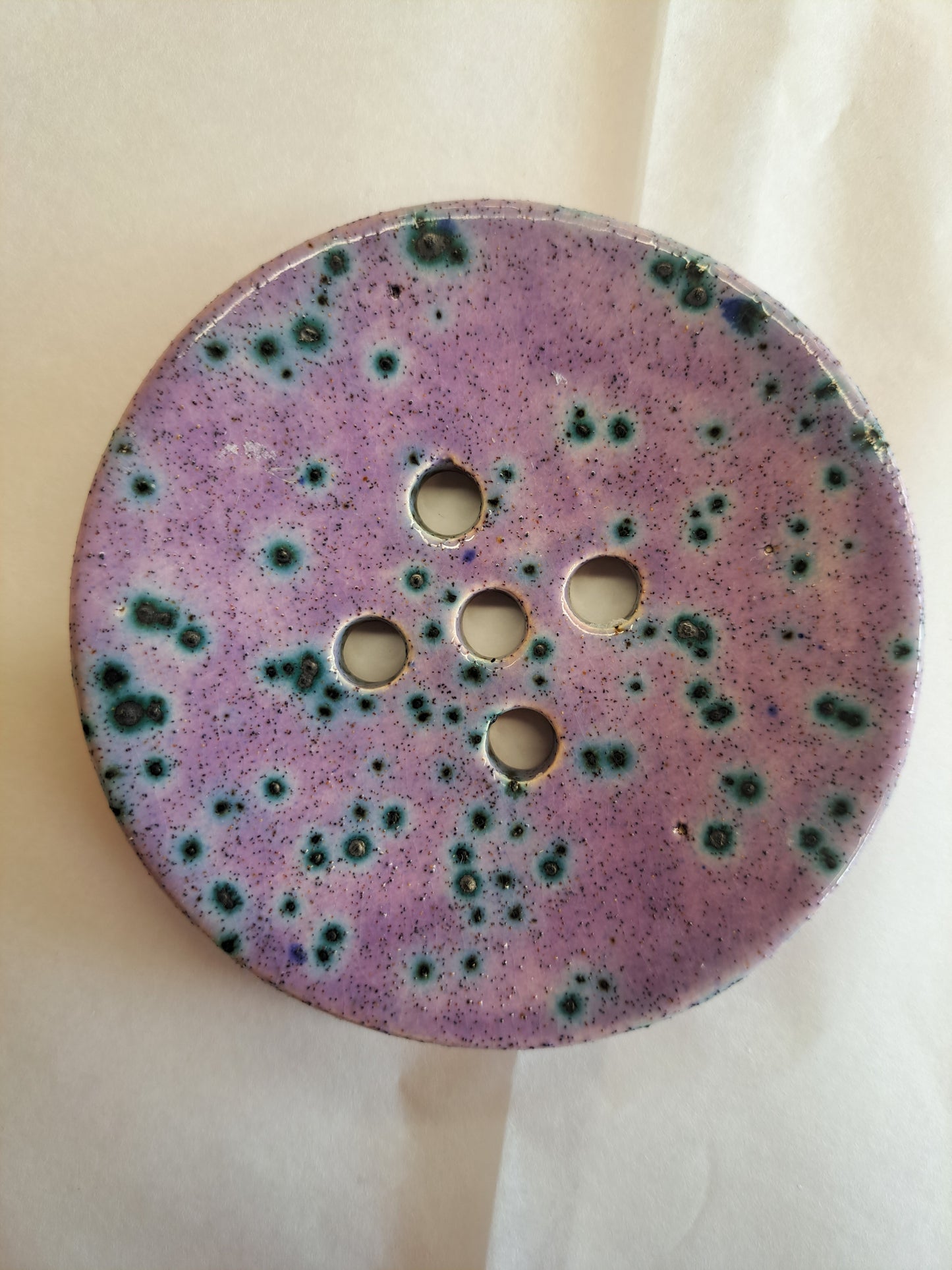 Circular Ceramic Soap Dish