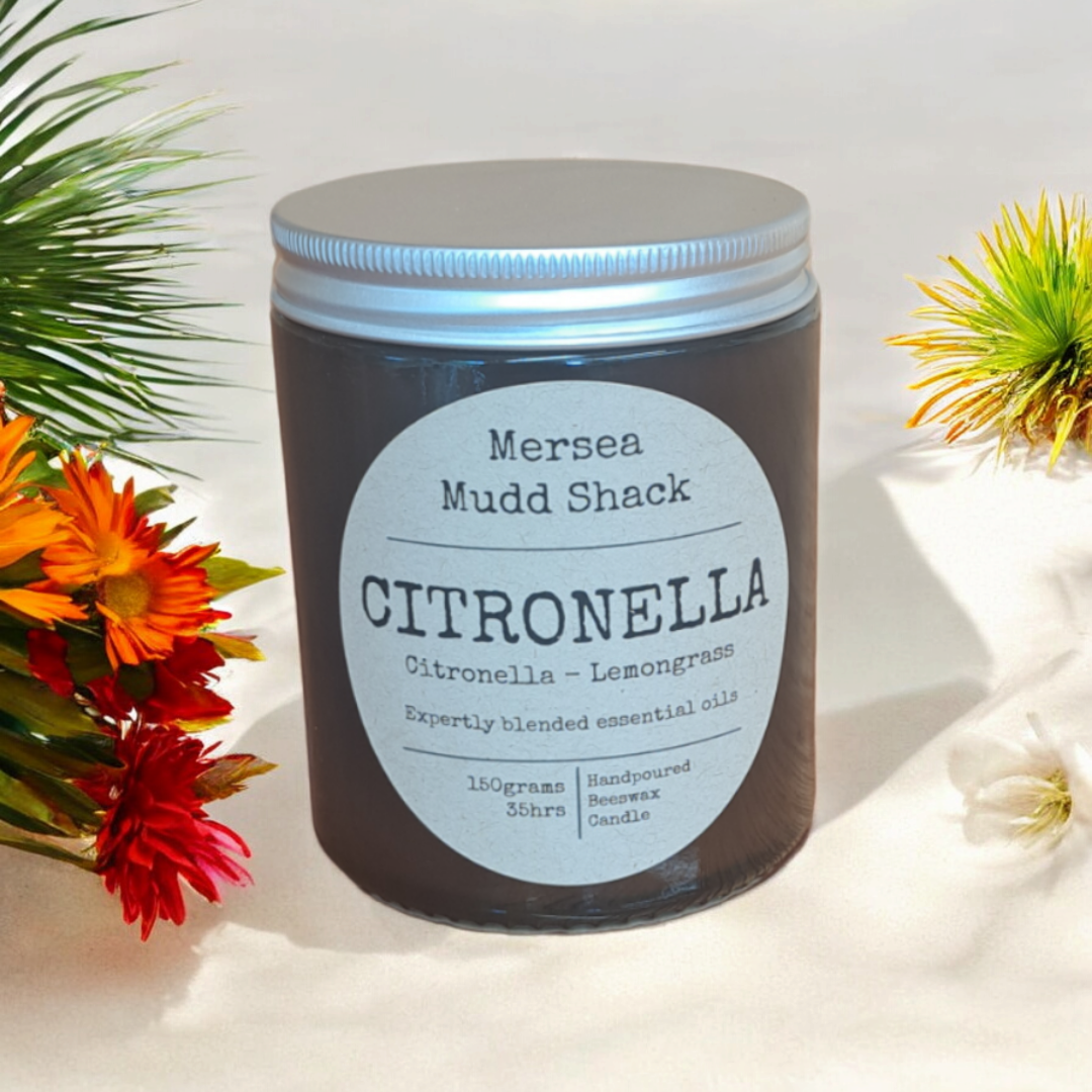 'Citronella' Aromatherapy Beeswax Candle