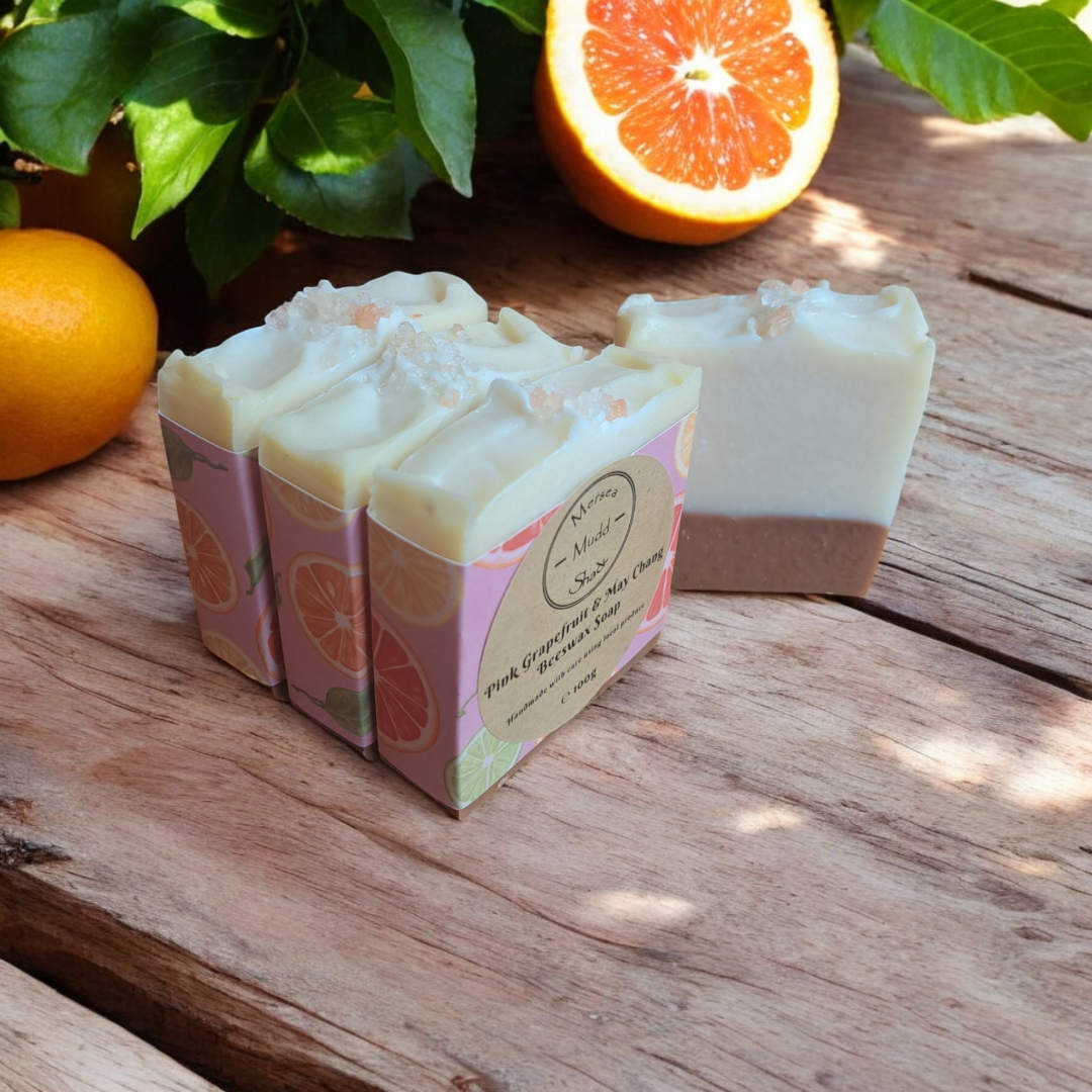 Grapefruit & May Chang Beeswax Soap