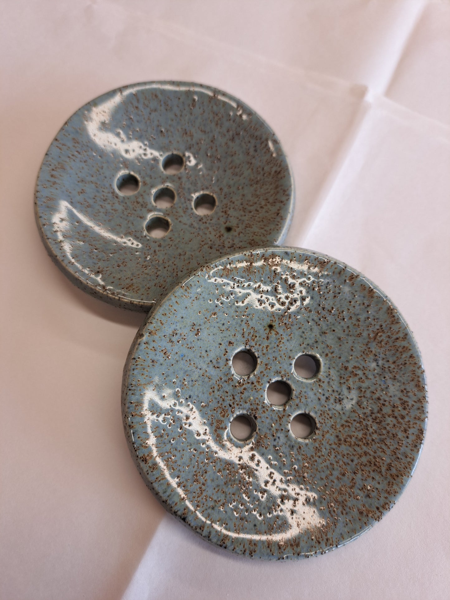 Circular Ceramic Soap Dish