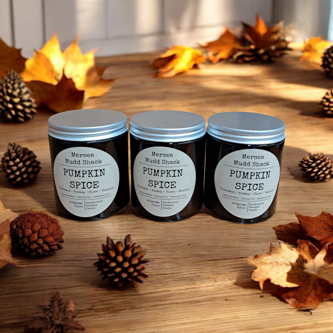'Pumpkin Spice' Aromatherapy Beeswax Candle