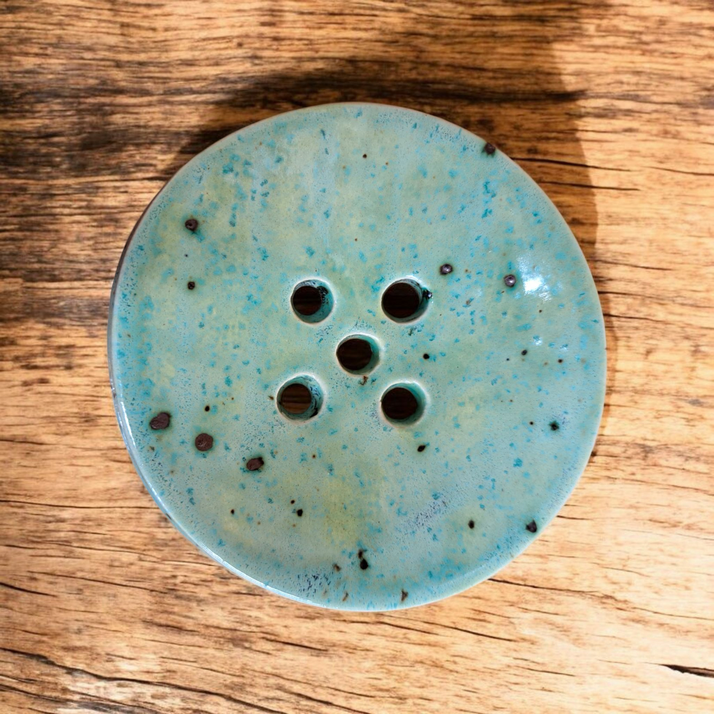 Circular Ceramic Soap Dish