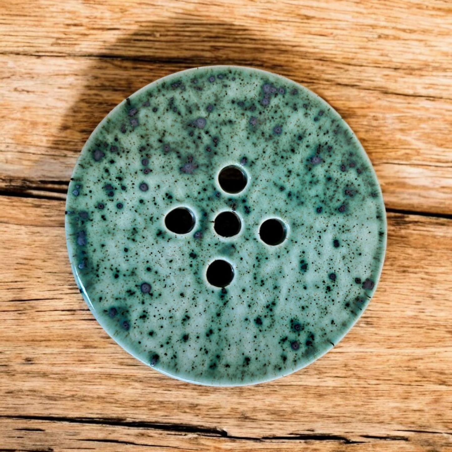 Circular Ceramic Soap Dish