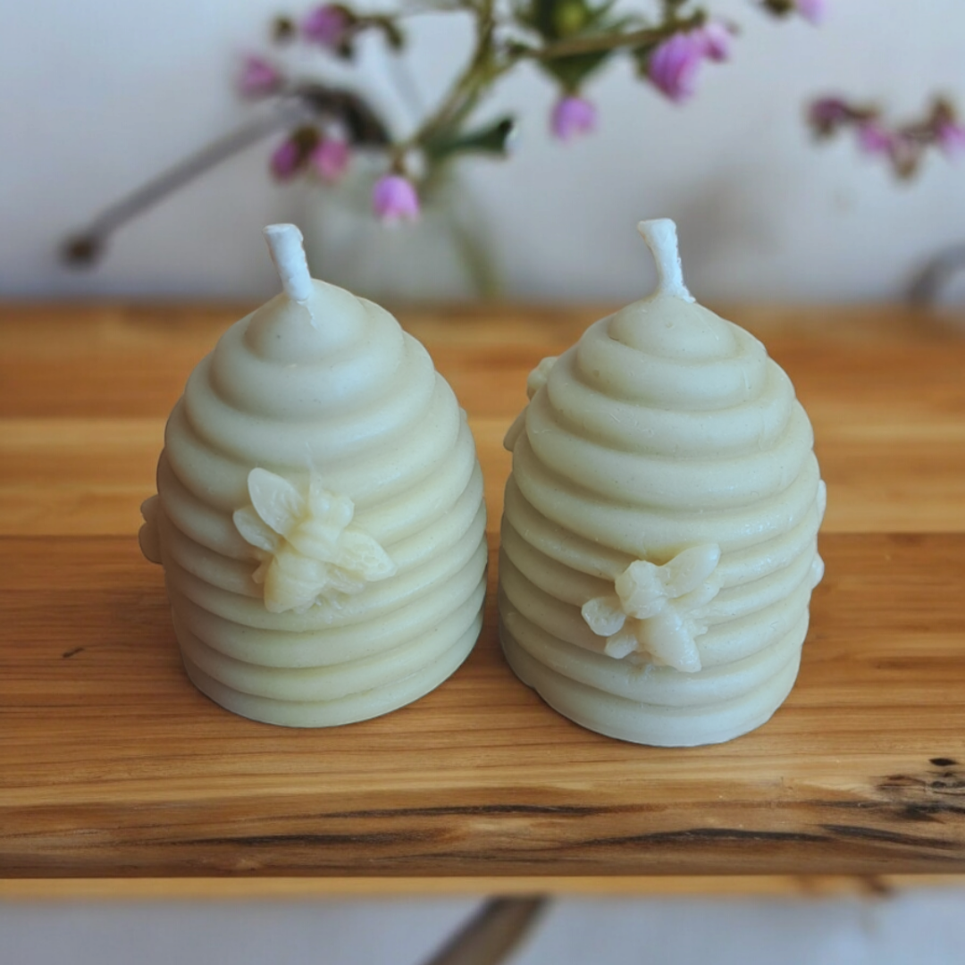 Beeswax Skep Candle