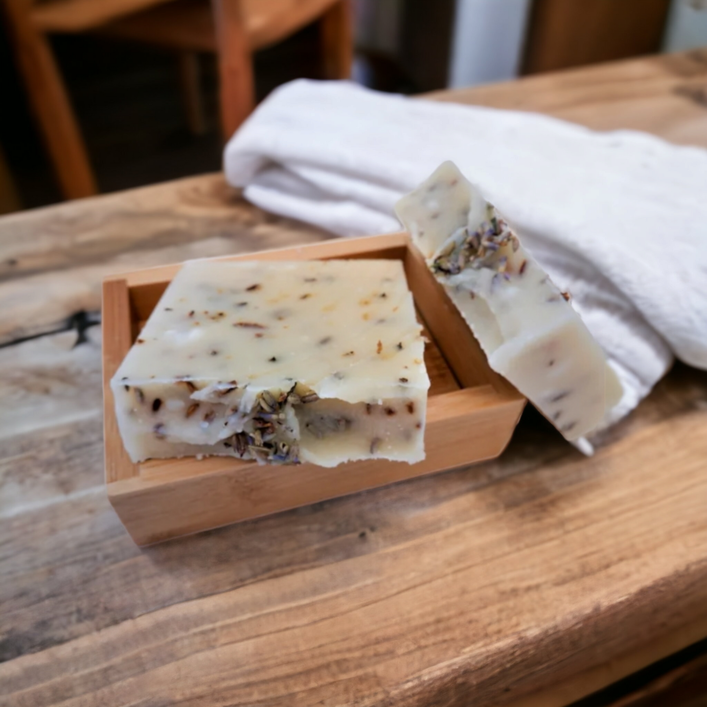 Lavender & Sea Salt Beeswax Soap