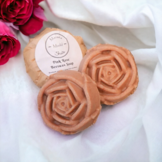 Pink Rose Beeswax Soap