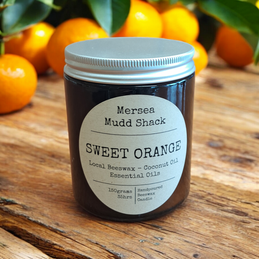 'Sweet Orange' Aromatherapy Beeswax Candle