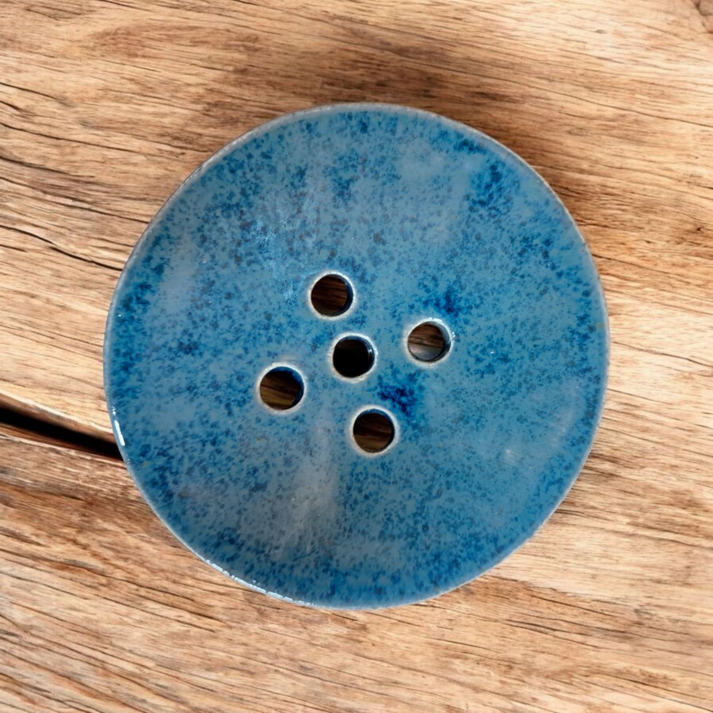 Circular Ceramic Soap Dish