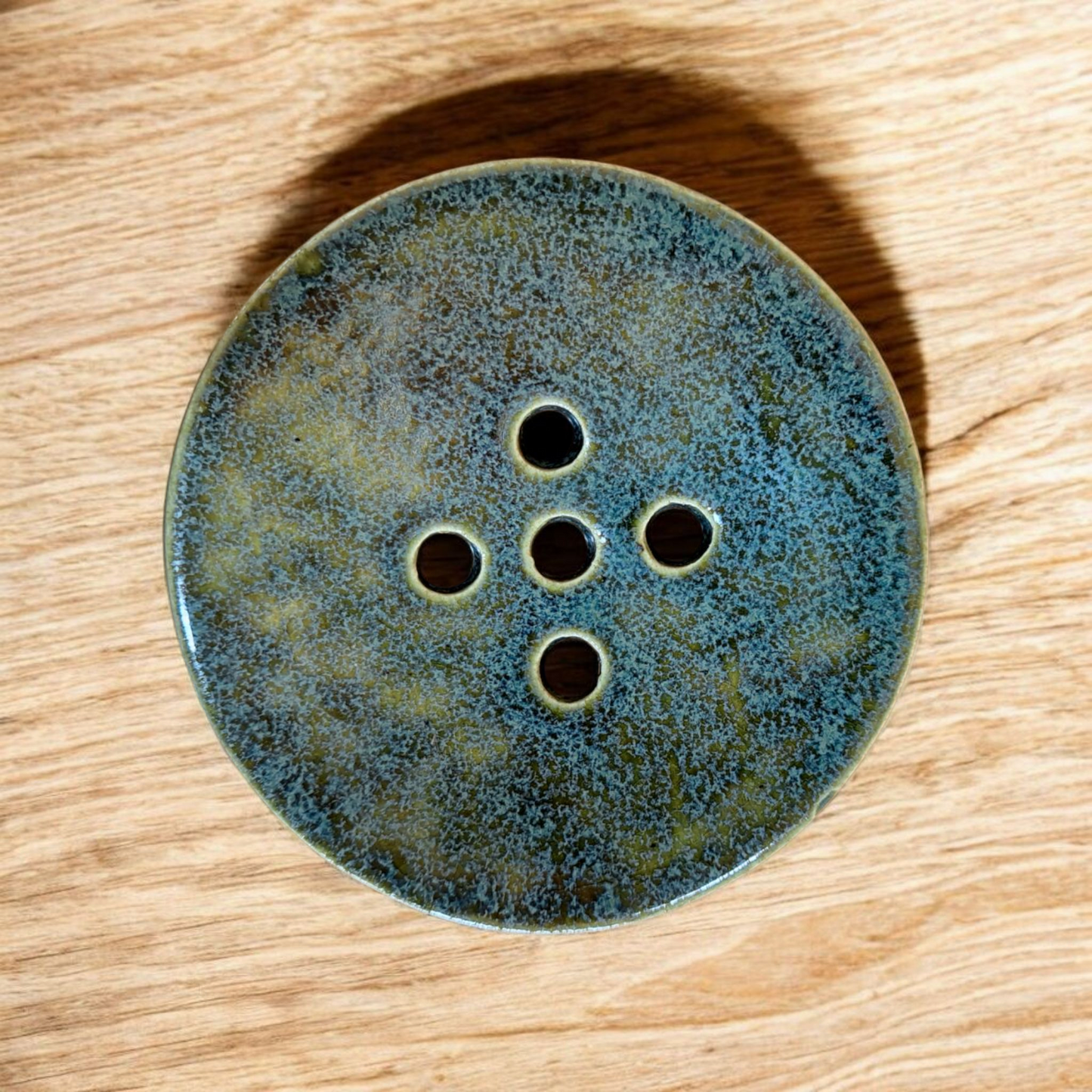 Circular Ceramic Soap Dish