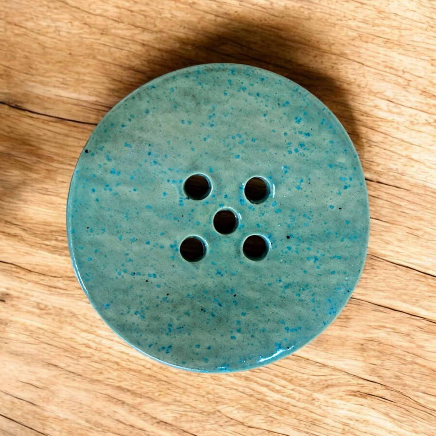 Circular Ceramic Soap Dish