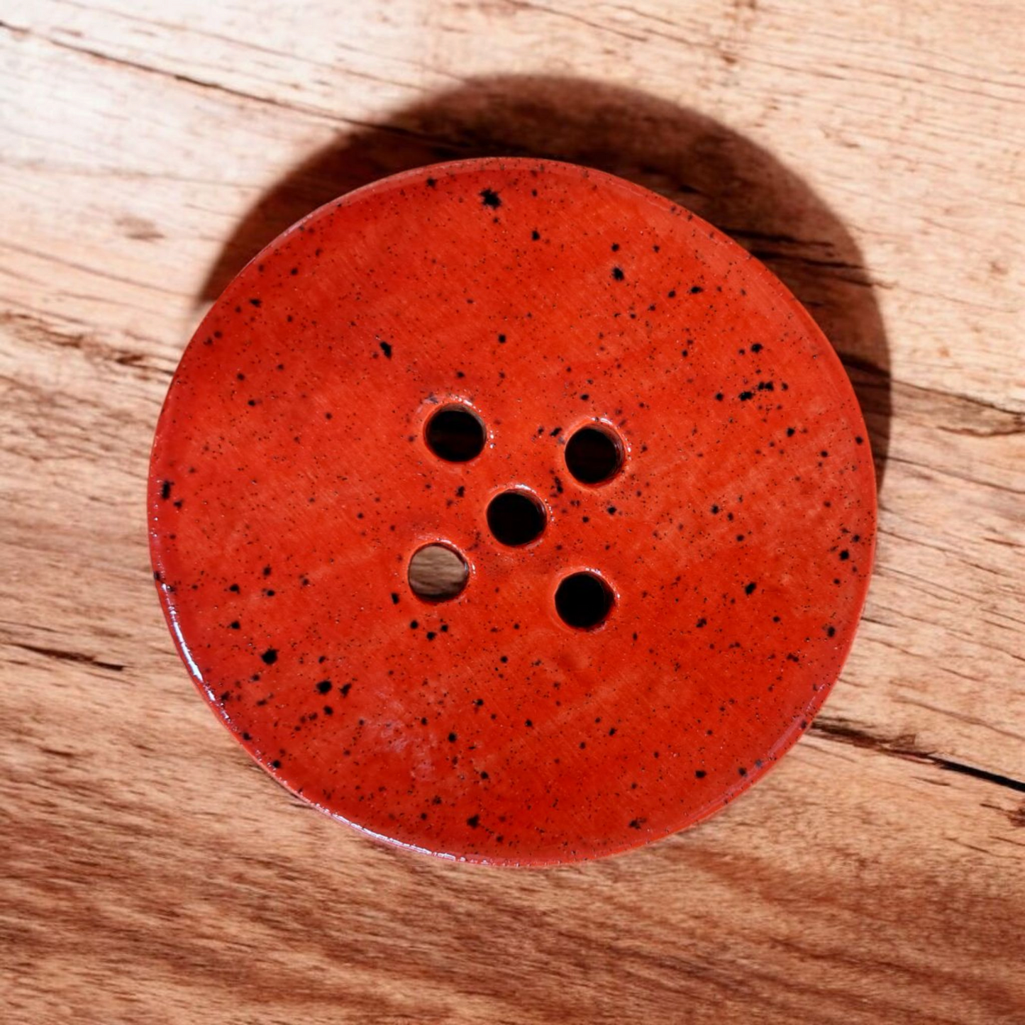 Circular Ceramic Soap Dish