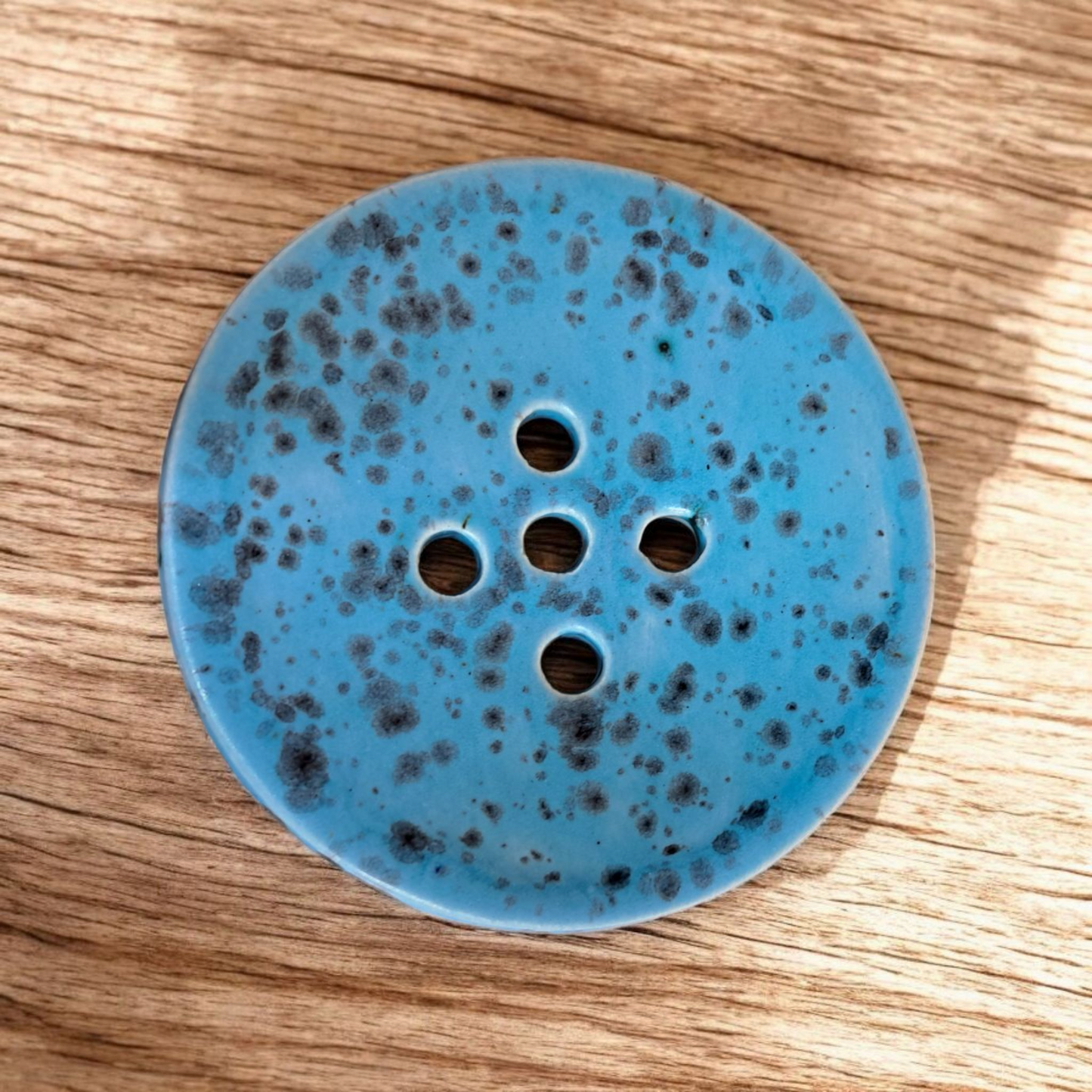 Circular Ceramic Soap Dish