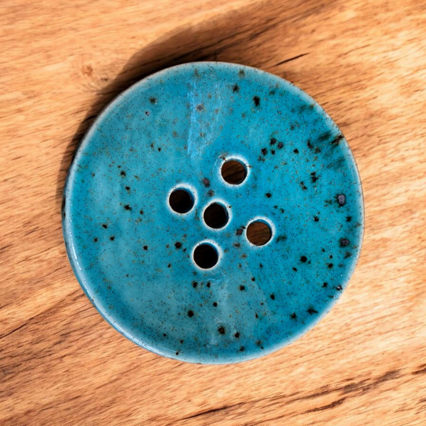 Circular Ceramic Soap Dish