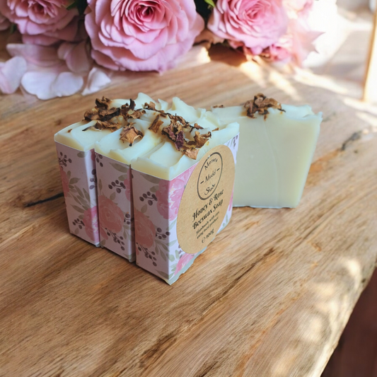 Honey & Rose Beeswax Soap